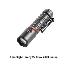 NEBO Flashlight Torchy 2k (max 2000 lumen)