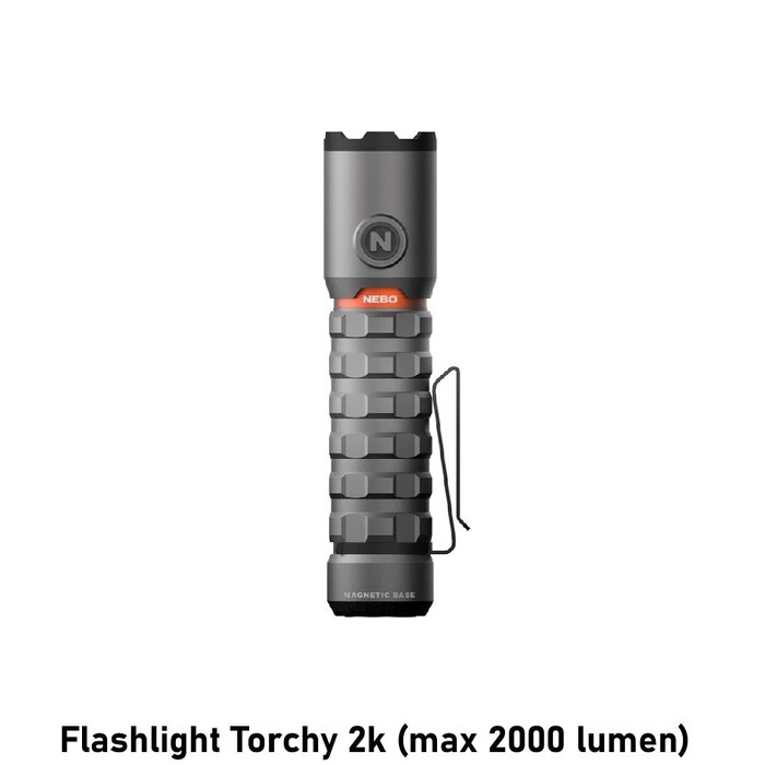 NEBO Flashlight Torchy 2k (max 2000 lumen)