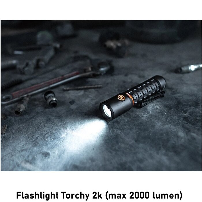 NEBO Flashlight Torchy 2k (max 2000 lumen)
