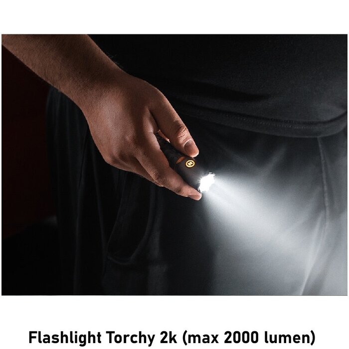 NEBO Flashlight Torchy 2k (max 2000 lumen)