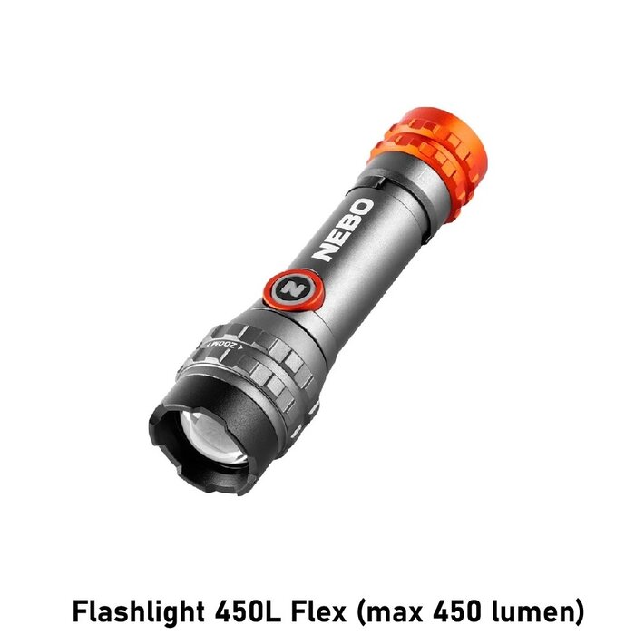NEBO Flashlight 450L Flex (max 450 lumen)