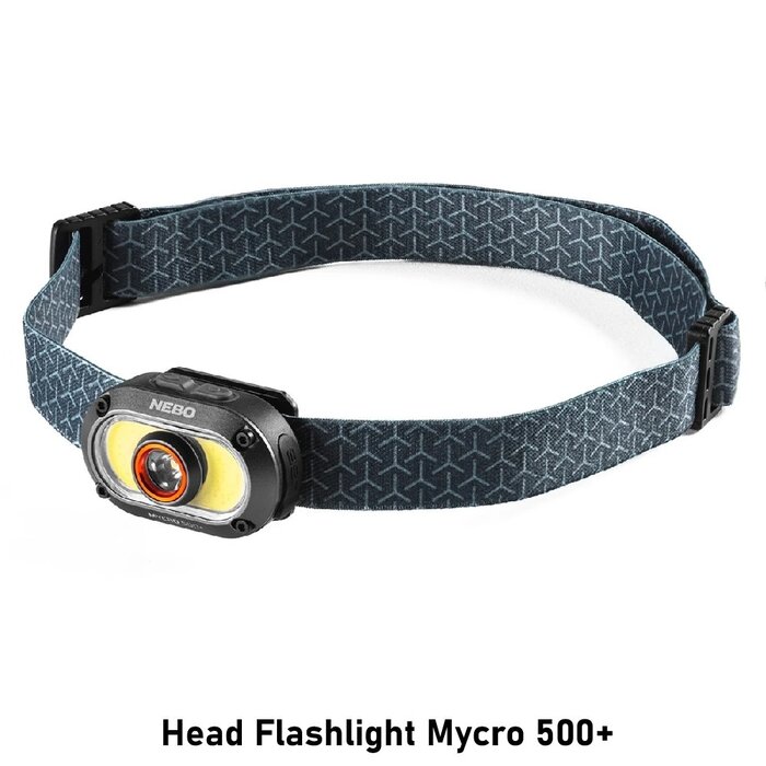 NEBO Head Flashlight Mycro 500+