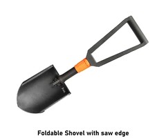 SOL Foldable Shovel with saw edge