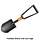 Foldable Shovel with saw edge