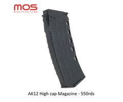 MOS Manufacture AK12 High cap Magazine - 550rds