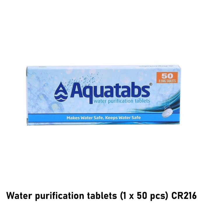 BCB Water purification tablets (1 x 50 pcs) CR216