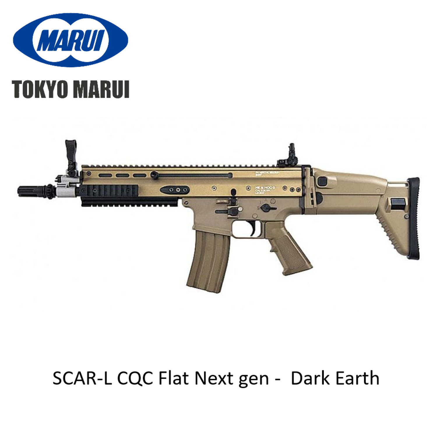 トイガン SCARL-CQC Tokyo Marui] Scar-L CQC AEG Aursift Gun[Next Generation][FDE