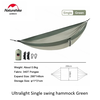 Naturehike Ultralight Single swing hammock Green