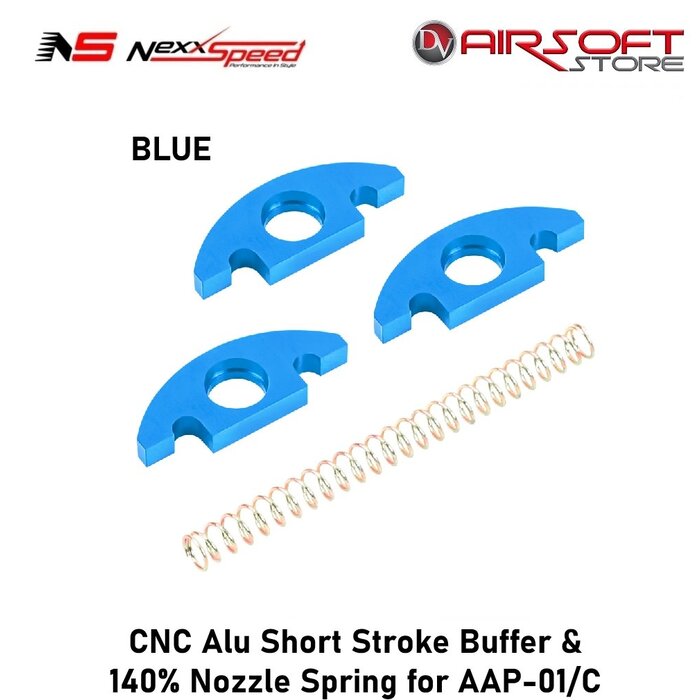 Nexxspeed CNC Alu Short Stroke Buffer & 140% Nozzle Spring for AAP-01/C