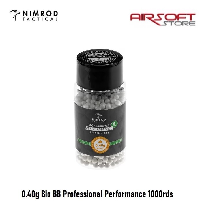 Nimrod 0.40g Bio BB Professional Performance 1000rds