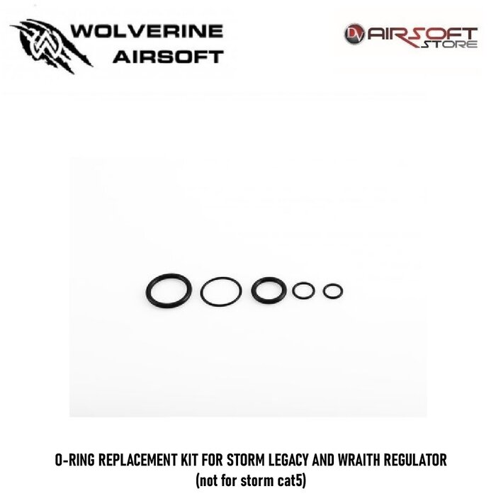 Wolverine O-RING REPLACEMENT KIT FOR STORM LEGACY AND WRAITH REGULATOR