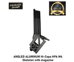 Primary Airsoft ANGLED ALUMINUM Hi-Capa HPA M4 Skeleton with magazine