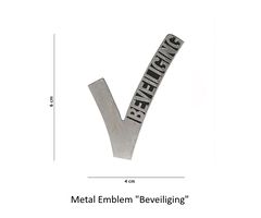 ----- Metal Emblem "Beveiliging"