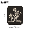 Fostex Garments Patch two skeletons