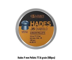 JSB Hades 9 mm Pellets 77.16 grain (100pcs)