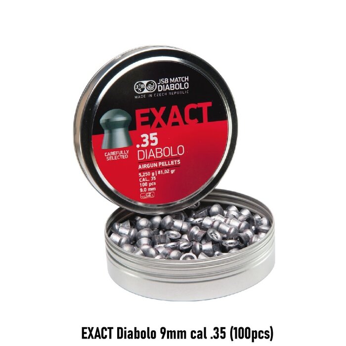 JSB EXACT Diabolo 9mm cal .35 (100pcs)