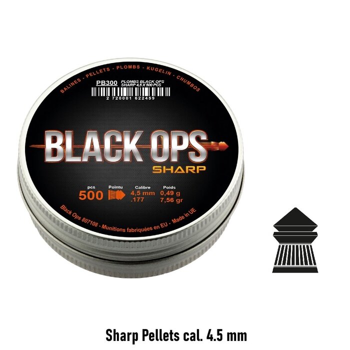 Black OPS Sharp Pellets cal. 4.5 mm