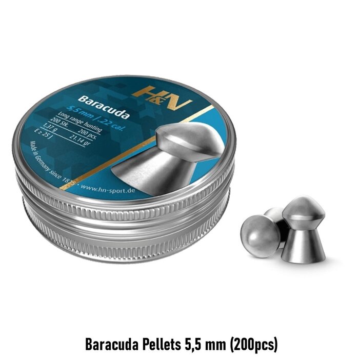 H&N Baracuda Pellets 5,5 mm (200pcs)