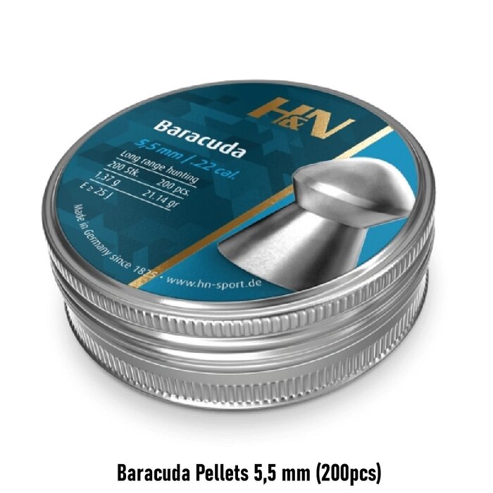 H&N Baracuda Pellets 5,5 mm (200pcs)
