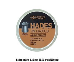 JSB Hades pellets 6.35 mm 26.54 grain (300pcs)