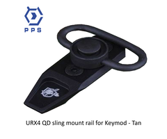 SHS URX4 QD sling mount rail for Keymod - Tan