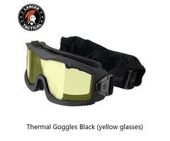 Lancer Tactical Thermal Goggles Black (yellow glasses)