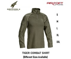 DEFCON 5 TIGER COMBAT SHIRT OD Green