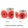 Orange self-adhesive Target Pads