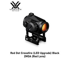 Vortex Optics Red Dot Crossfire (LED Upgrade) Black 2MOA (Red Lens)