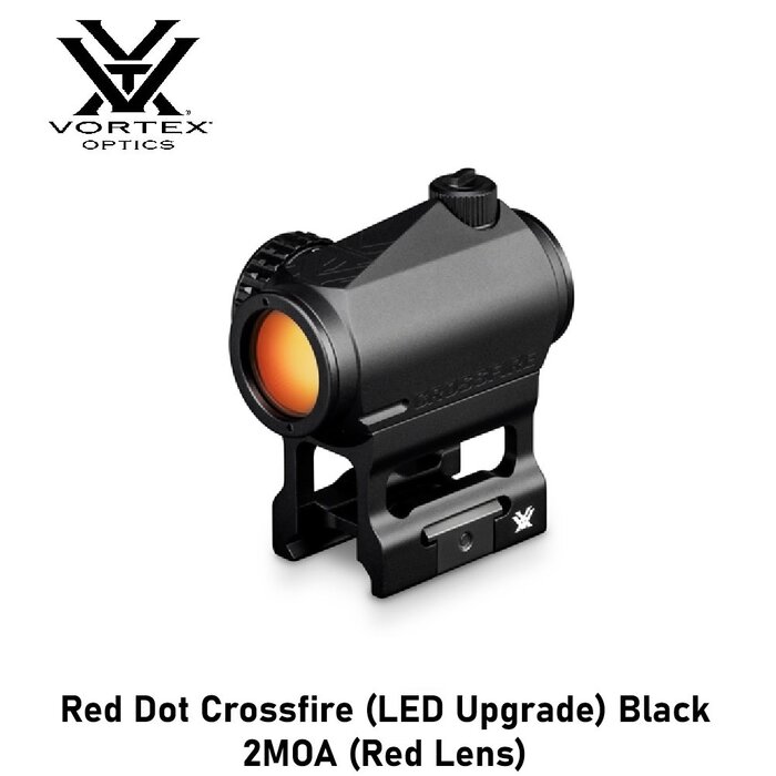 Vortex Optics Red Dot Crossfire (LED Upgrade) Black 2MOA (Red Lens)