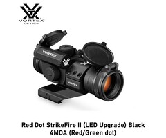 Vortex Optics Red Dot StrikeFire II (LED Upgrade) Black 4MOA (Red/Green dot)