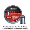 JSB Exact Jumbo Monster Diabolo Pellets 5.5mm 25.4grain REDESIGNED (200pcs)