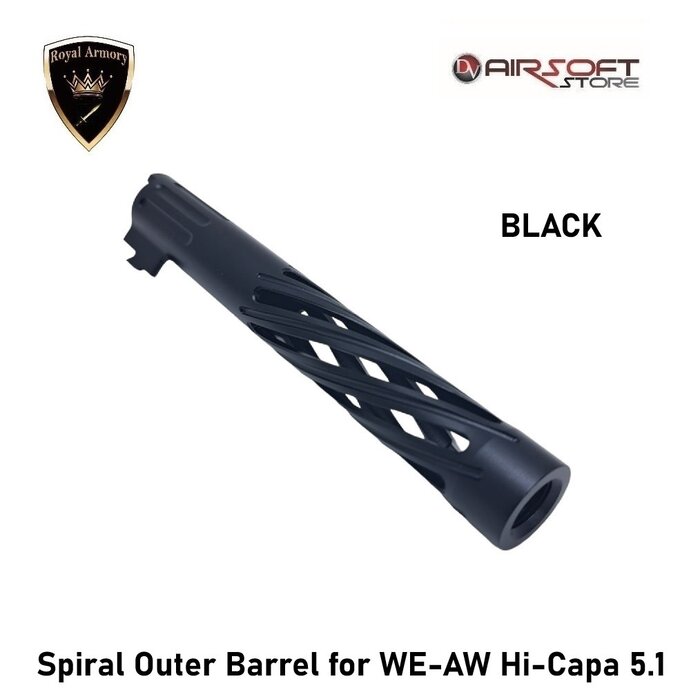 Royal Armory Spiral Outer Barrel for WE-AW Hi-Capa 5.1