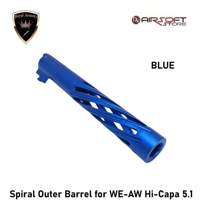 Royal Armory Spiral Outer Barrel for WE-AW Hi-Capa 5.1