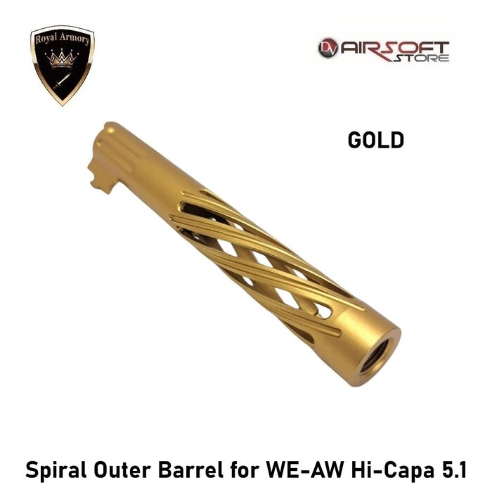 Royal Armory Spiral Outer Barrel for WE-AW Hi-Capa 5.1