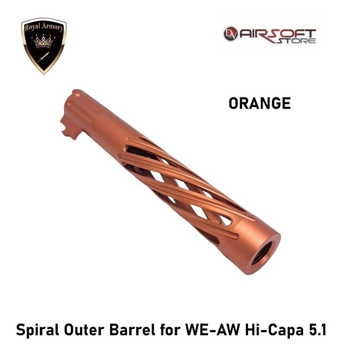 Royal Armory Spiral Outer Barrel for WE-AW Hi-Capa 5.1