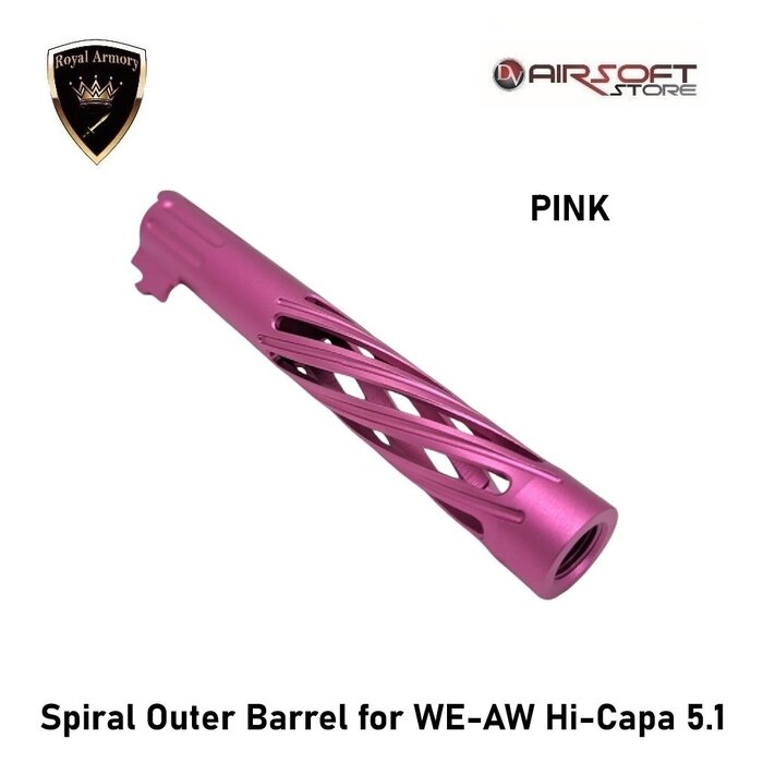Royal Armory Spiral Outer Barrel for WE-AW Hi-Capa 5.1