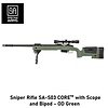 Specna Arms Sniper Rifle SA-S03 CORE™ with Scope and Bipod - OD Green