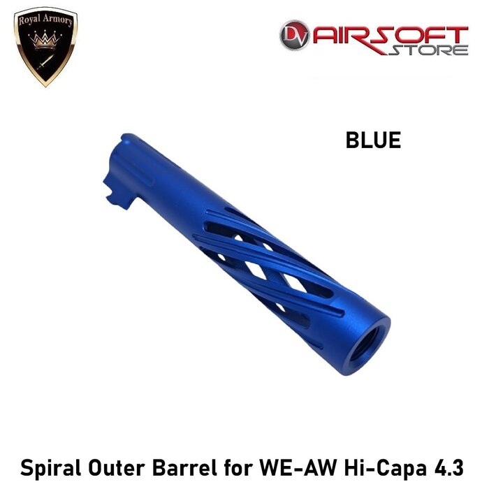 Royal Armory Spiral Outer Barrel for WE-AW Hi-Capa 4.3