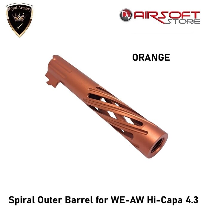 Royal Armory Spiral Outer Barrel for WE-AW Hi-Capa 4.3