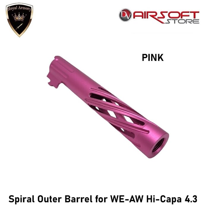 Royal Armory Spiral Outer Barrel for WE-AW Hi-Capa 4.3