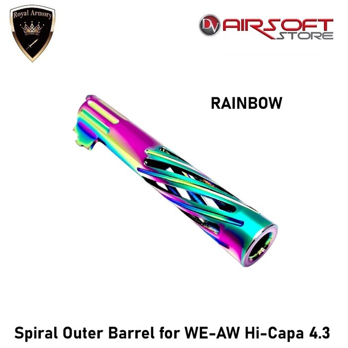 Royal Armory Spiral Outer Barrel for WE-AW Hi-Capa 4.3