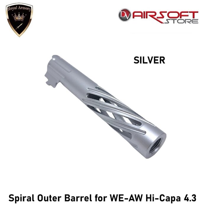 Royal Armory Spiral Outer Barrel for WE-AW Hi-Capa 4.3