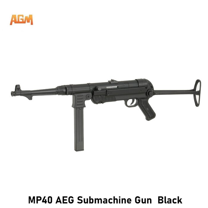 AGM MP40 AEG Submachine Gun  Black