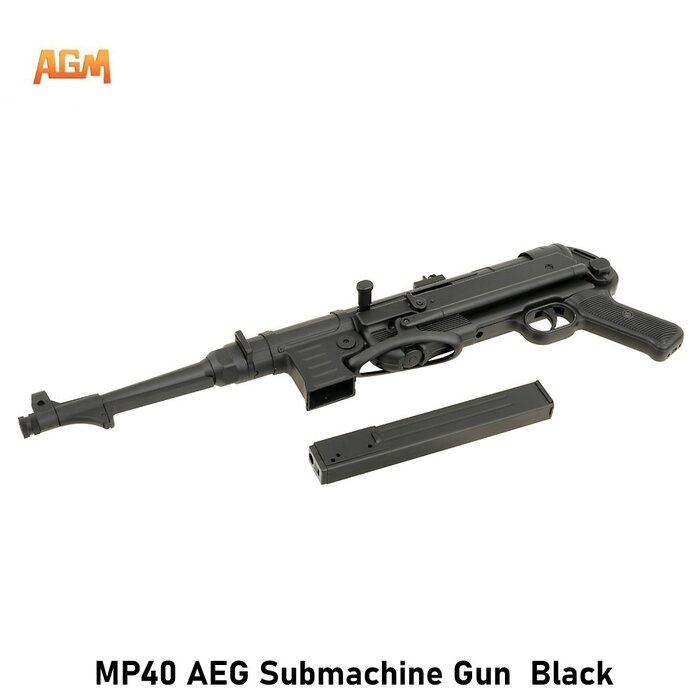 AGM MP40 AEG Submachine Gun  Black
