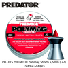 Predator PELLETS PREDATOR Polymag Shorts 5,5mm (.22) 15.89G - 200pcs