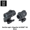 Specna Arms Red Dot sight + Magnifier kit EDGE™ HD Black