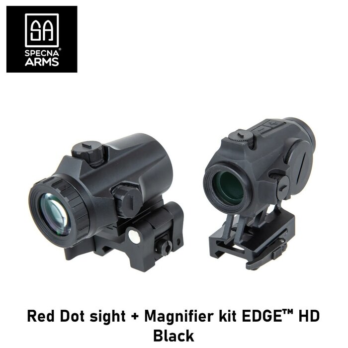 Specna Arms Red Dot sight + Magnifier kit EDGE™ HD Black