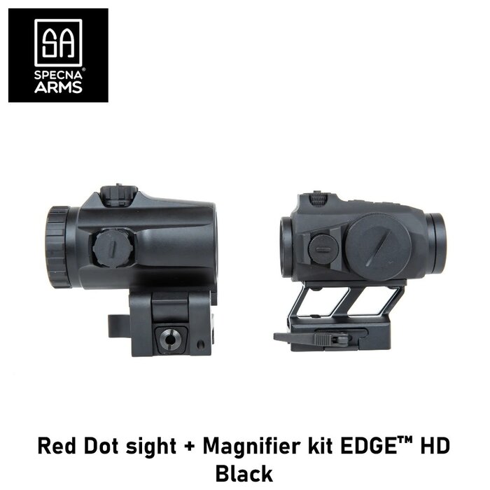 Specna Arms Red Dot sight + Magnifier kit EDGE™ HD Black