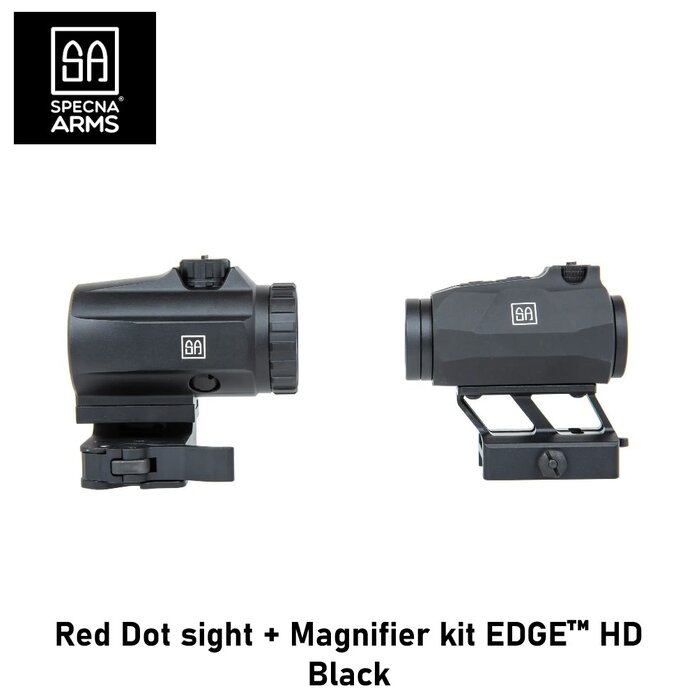 Specna Arms Red Dot sight + Magnifier kit EDGE™ HD Black